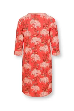 Pip Studio Kleider|Kleid Flora Firenze Koralle