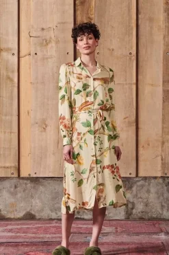 Pip Studio Nachthemden|Kleid Lange Armel Good Nightingale Sand