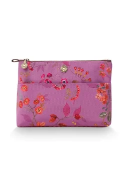 Pip Studio Beautycases|Kosmetiktasche Kawai Flower Fuchsia