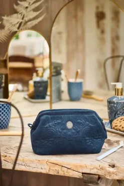 Pip Studio Kosmetiktasche|Kosmetiktasche Klein Samt Quiltey Days