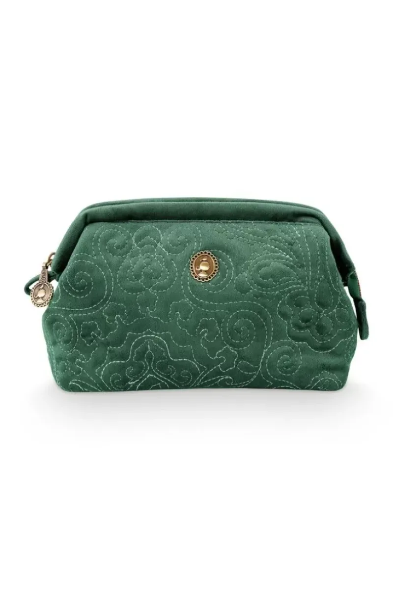 Pip Studio Kosmetiktasche|Kosmetiktasche Klein Samt Quiltey Days