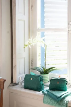 Pip Studio Kosmetiktasche|Kosmetiktasche Klein Samt Quiltey Days