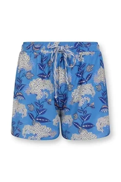 Pip Studio Shorts|Kurze Hose Flora Firenze Kobalt
