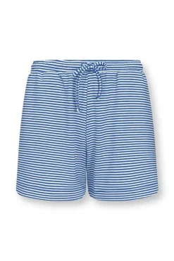 Pip Studio Shorts|Kurze Hose Little Sumo Stripe Kobalt