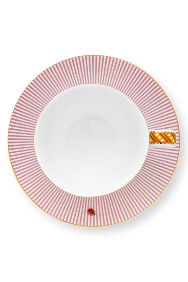 Pip Studio Cappuccino Tasse|La Majorelle Set/2 Cappuccino Tassen & Undertassen Rosa