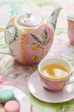 Pip Studio Cappuccino Tasse|La Majorelle Set/2 Cappuccino Tassen & Undertassen Rosa