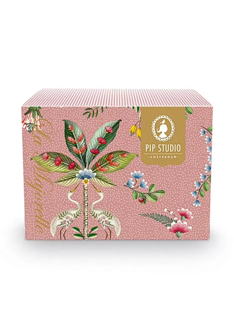 Pip Studio Cappuccino Tasse|La Majorelle Set/2 Cappuccino Tassen & Undertassen Rosa