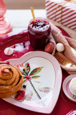 Pip Studio Frühstücksteller|La Majorelle Set/2 Herz Form Teller