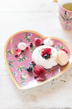 Pip Studio Frühstücksteller|La Majorelle Set/2 Herz Form Teller