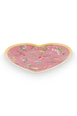 Pip Studio Frühstücksteller|La Majorelle Set/2 Herz Form Teller