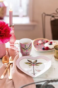 Pip Studio Frühstücksteller|La Majorelle Set/2 Herz Form Teller