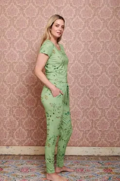 Pip Studio Hosen|Lange Hose Kawai Flower Hell