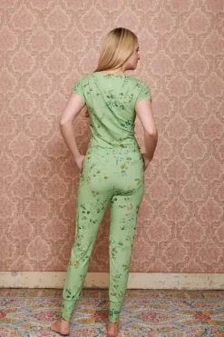 Pip Studio Hosen|Lange Hose Kawai Flower Hell