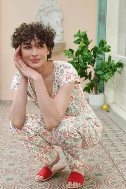 Pip Studio Strandmode|Lange Hose Primavera Weis