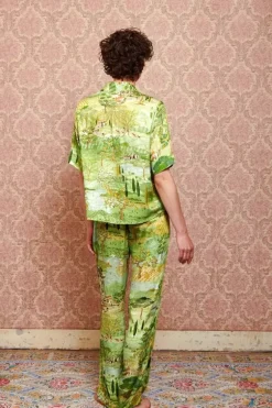 Pip Studio Strandmode|Lange Hose Toscana Grun