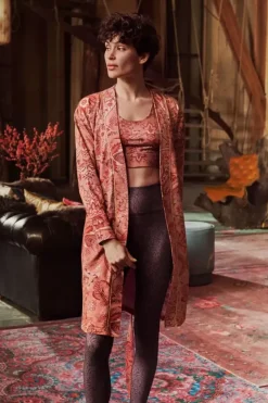 Pip Studio Sporthose|Lange Sporthose Leafy Dots Terra