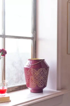 Pip Studio Sale Laterne|Laterne Emailliert Dunkel 29 Cm