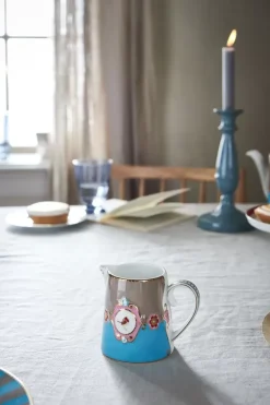 Pip Studio Milchkännchen|Love Birds Kanne Klein Blau/Khaki