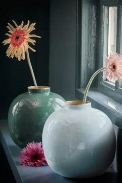 Pip Studio Grose Vasen|Metall Vase Dunkel 23 Cm