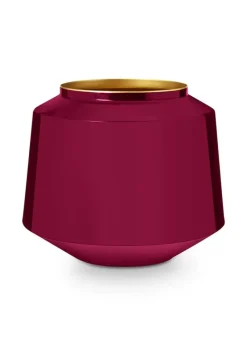 Pip Studio Grose Vasen|Metall Vase Dunkel 22 Cm