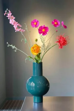 Pip Studio Grose Vasen|Metall Vase Dunkel 40 Cm