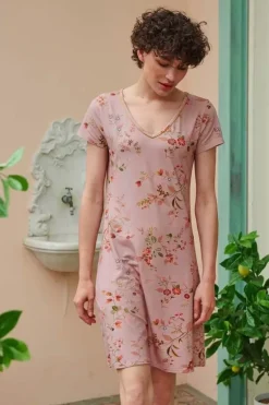 Pip Studio Nachthemden|Nachthemd Kurze Armeln Kawai Flower Hell