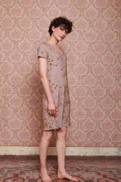 Pip Studio Nachthemden|Nachthemd Kurze Armeln Kawai Flower Hell