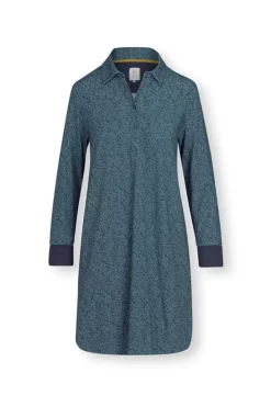 Pip Studio Nachthemden|Nachthemd Lange Armel Leafy Dots