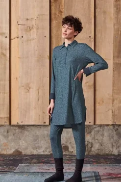 Pip Studio Nachthemden|Nachthemd Lange Armel Leafy Dots