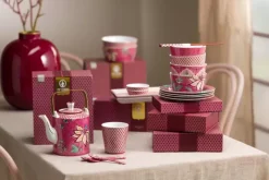 Pip Studio Porzellan Sets|Oriental Flower Festival Set/6 Teeloffel Dunkel