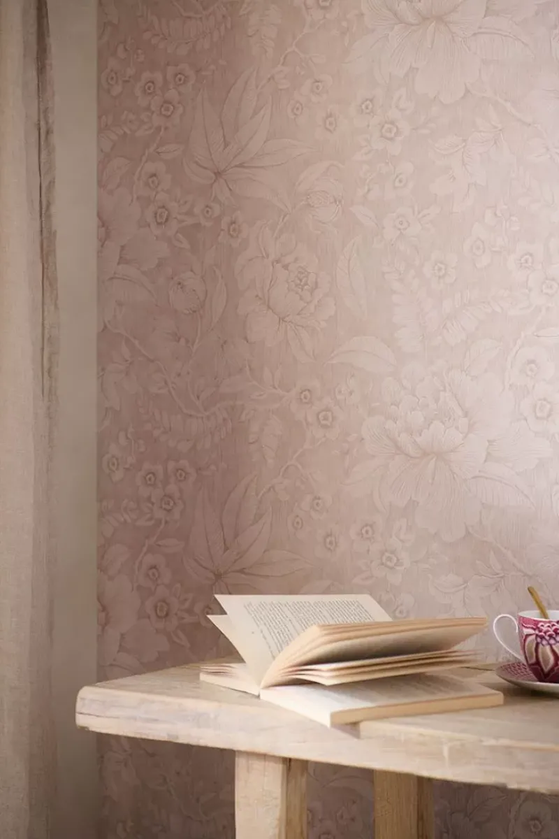 Pip Studio Vliestapete|Casa Dei Fiori Vliestapete Sand