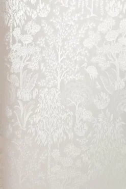 Pip Studio Vliestapete|Origami Tree Vliestapete Gebrochen S/Silber