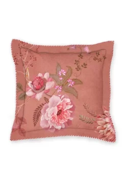 Pip Studio Zierkissen|Quadratisches Zierkissen Tokyo Bouquet /Terra