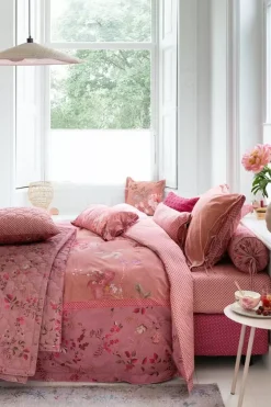 Pip Studio Zierkissen|Quadratisches Zierkissen Tokyo Bouquet /Terra