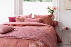 Pip Studio Zierkissen|Quadratisches Zierkissen Tokyo Bouquet /Terra