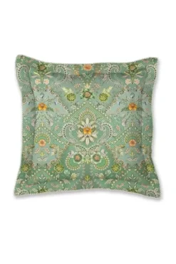 Pip Studio Zierkissen|Quadratisches Zierkissen Saluti Piccoli Grun