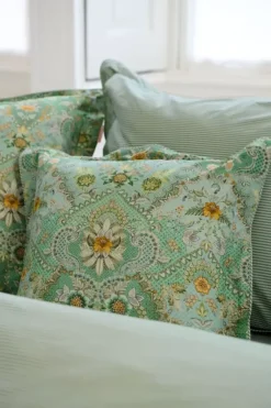 Pip Studio Zierkissen|Quadratisches Zierkissen Saluti Piccoli Grun