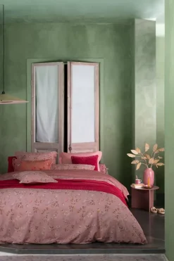 Pip Studio Bettkissen|Quadratisches Zierkissen Tokyo Blossom Hellrosa