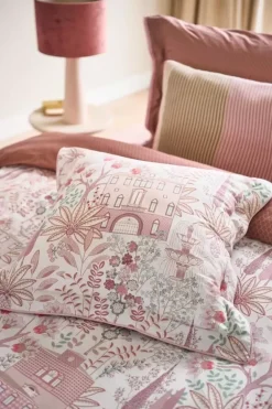 Pip Studio Bettkissen|Quadratisches Zierkissen Casa Di Pip Gebrochenes Weis