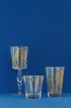 Pip Studio Wasserglas|Royal Longdrinkglas Golden Flower