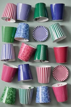 Pip Studio Porzellan Sets|Royal Stripes Tasse & Teebeutelablage Dunkel