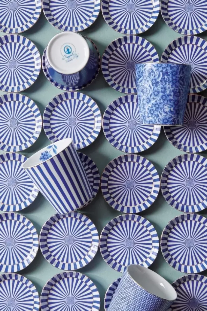 Pip Studio Porzellan Sets|Royal Stripes Tasse & Teebeutelablage