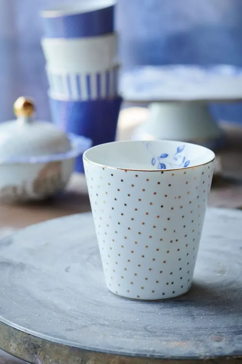 Pip Studio Kaffeetassen|Royal Stripes Tasse Dots S