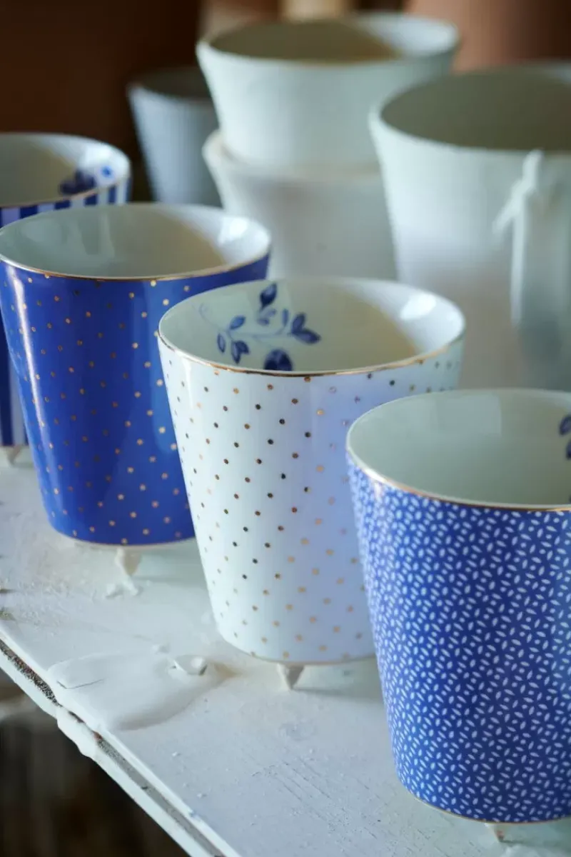 Pip Studio Kaffeetassen|Royal Stripes Tasse Dots S