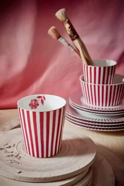 Pip Studio Kaffeetassen|Royal Stripes Tasse Dunkel