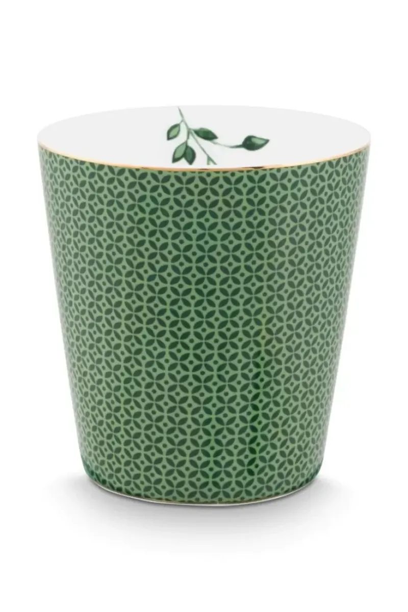 Pip Studio Porzellan Sets|Royal Stripes Tasse Fliesen & Teebeutelablage Grun