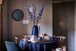 Pip Studio Schale Und Tabletts|Schale Emailliert Dunkelblau 50 Cm