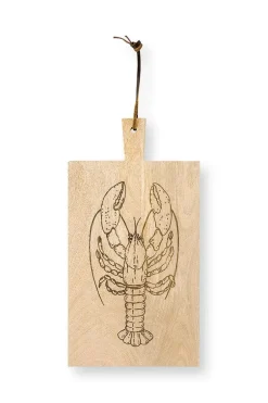 Pip Studio Schale Und Tabletts|Servierbrett Rechteckig Holz Hummer
