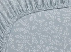 Pip Studio Laken|Spannbettlaken Leafy Grau