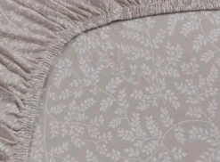 Pip Studio Laken|Spannbettlaken Leafy Khaki